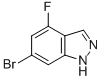 6-Bromo-4-fluoro-1h-indazoleStructure,885520-23-0Structure 6-Bromo-4-fluoro-1h-indazole Structure,885520-23-0Structure