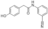 N-(3-氰基-苯基)-2-(4-羥基-苯基)-乙酰胺結(jié)構(gòu)式_886362-51-2結(jié)構(gòu)式