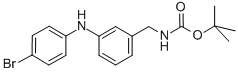 N-(4-溴苯基-n-(3-boc-氨基甲基苯基)胺結(jié)構(gòu)式_886362-63-6結(jié)構(gòu)式