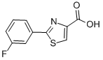 2-(3-Fluorophenyl)thiazole-4-carboxylic acid Structure,886369-06-8Structure