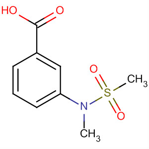3-(N-甲基甲烷磺胺)苯甲酸結(jié)構(gòu)式_89469-46-5結(jié)構(gòu)式