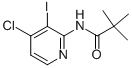 N-(4-氯-3-碘-2-吡啶)-2,2-二甲基丙酰胺結(jié)構(gòu)式_898561-61-0結(jié)構(gòu)式