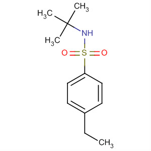 N-叔丁基-4-乙基苯磺酰胺結(jié)構(gòu)式_91554-52-8結(jié)構(gòu)式