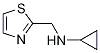 N-(噻唑-2-甲基)環(huán)丙胺結(jié)構(gòu)式_915920-14-8結(jié)構(gòu)式