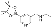 N-(1-甲基乙基)-5-(4,4,5,5-四甲基-1,3,2-二噁硼烷-2-基)-3-吡啶甲胺結(jié)構(gòu)式_919347-30-1結(jié)構(gòu)式