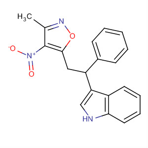 1H-indole, 3-[2-(3-methyl-4-nitro-5-isoxazolyl)-1-phenylethyl]- Structure,924650-65-7Structure