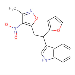 1H-indole, 3-[1-(2-furanyl)-2-(3-methyl-4-nitro-5-isoxazolyl)ethyl]- Structure,924650-75-9Structure