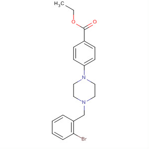 Ethyl4-(4-(2-bromobenzyl)piperazin-1-yl)benzoateStructure,926934-01-2Structure Ethyl4-(4-(2-bromobenzyl)piperazin-1-yl)benzoate Structure,926934-01-2Structure
