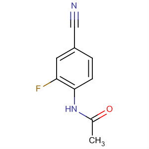 N-(4-氰基-2-氟苯基)乙酰胺結(jié)構(gòu)式_93129-68-1結(jié)構(gòu)式