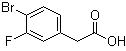 4-Bromo-3-fluorophenylacetic acid Structure,942282-40-8Structure