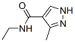 N-乙基-3-甲基-1H-吡唑-4-羧酰胺結(jié)構(gòu)式_952675-25-1結(jié)構(gòu)式