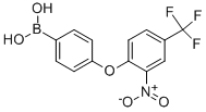 4-(2-硝基-4-(三氟甲基)苯氧基)苯硼酸結構式_957062-58-7結構式
