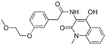 Benzeneacetamide, n-(1,2-dihydro-4-hydroxy-1-methyl-2-oxo-3-quinolinyl)-3-(2-methoxyethoxy)-Structure,959398-80-2Structure Benzeneacetamide, n-(1,2-dihydro-4-hydroxy-1-methyl-2-oxo-3-quinolinyl)-3-(2-methoxyethoxy)- Structure,959398-80-2Structure