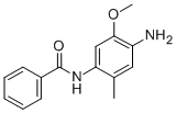 N-(4-氨基-5-甲氧基-2-甲基苯基)苯甲酰胺結構式_99-21-8結構式