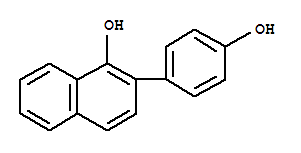 1-Naphthalenol,2-(4-hydroxyphenyl)-(9ci)Structure,209848-37-3Structure 1-Naphthalenol,2-(4-hydroxyphenyl)-(9ci) Structure,209848-37-3Structure