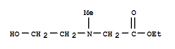 Glycine, n-(2-hydroxyethyl)-n-methyl-, ethyl ester (9ci)Structure,214709-50-9Structure Glycine, n-(2-hydroxyethyl)-n-methyl-, ethyl ester (9ci) Structure,214709-50-9Structure