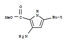1H-pyrrole-2-carboxylicacid,3-amino-5-(1,1-dimethylethyl)-,methylester(9ci) Structure,216574-65-1Structure