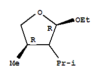 Furan, 2-ethoxytetrahydro-4-methyl-3-(1-methylethyl)-, (2r,4r)-rel-(9ci) Structure,217969-55-6Structure