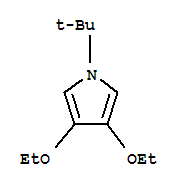 1H-pyrrole,1-(1,1-dimethylethyl)-3,4-diethoxy-(9ci) Structure,220280-01-3Structure