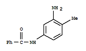 N-(3-氨基-4-甲基苯基)苯甲酰胺結(jié)構(gòu)式_221875-98-5結(jié)構(gòu)式
