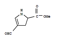 1H-pyrrole-2-carboxylic acid, 4-formyl-2,3-dihydro-, methyl ester (9ci) Structure,222420-87-3Structure