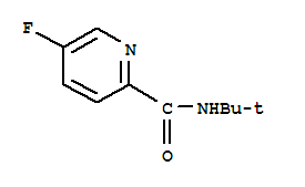 2-Pyridinecarboxamide,n-(1,1-dimethylethyl)-5-fluoro-(9ci) Structure,223444-93-7Structure