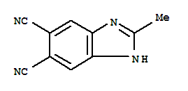 1H-benzimidazole-5,6-dicarbonitrile,2-methyl-(9ci) Structure,226258-72-6Structure
