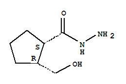 (1s,2r)-(9ci)-2-(羥基甲基)-環(huán)戊烷羧酸肼結(jié)構(gòu)式_228422-22-8結(jié)構(gòu)式