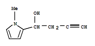1H-pyrrole-2-methanol,1-methyl-alpha-2-propynyl-(9ci) Structure,229333-31-7Structure