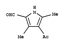 1H-pyrrole-2-carboxaldehyde,4-acetyl-3,5-dimethyl-(9ci) Structure,2386-30-3Structure