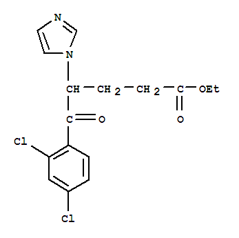 1H-imidazole-1-butanoic acid, -gamma--(2,4-dichlorobenzoyl)-, ethyl esterStructure,252953-79-0Structure 1H-imidazole-1-butanoic acid, -gamma--(2,4-dichlorobenzoyl)-, ethyl ester Structure,252953-79-0Structure