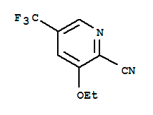 2-Pyridinecarbonitrile,3-ethoxy-5-(trifluoromethyl)-(9ci)Structure,256658-17-0Structure 2-Pyridinecarbonitrile,3-ethoxy-5-(trifluoromethyl)-(9ci) Structure,256658-17-0Structure