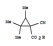(9ci)-1-氰基-2,2,3-三甲基-環(huán)丙烷羧酸結(jié)構(gòu)式_259823-88-6結(jié)構(gòu)式