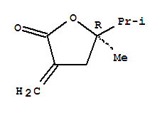 2(3H)-furanone,dihydro-5-methyl-3-methylene-5-(1-methylethyl)-,(5r)-(9ci)Structure,266694-56-8Structure 2(3H)-furanone,dihydro-5-methyl-3-methylene-5-(1-methylethyl)-,(5r)-(9ci) Structure,266694-56-8Structure