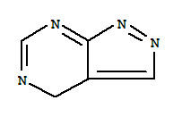 4H-吡唑并[3,4-d]嘧啶 (8ci,9ci)結(jié)構(gòu)式_271-76-1結(jié)構(gòu)式