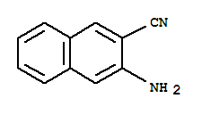 (9ci)-3-氨基-2-萘甲腈結(jié)構(gòu)式_27533-39-7結(jié)構(gòu)式