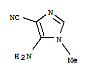 1H-imidazole-4-carbonitrile,5-amino-1-methyl-(9ci)Structure,27700-58-9Structure 1H-imidazole-4-carbonitrile,5-amino-1-methyl-(9ci) Structure,27700-58-9Structure