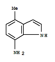 1H-indol-7-amine,4-methyl-(9ci) Structure,292636-15-8Structure