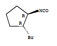 反式-(9ci)-1-溴-2-異氰?；?環(huán)戊烷結(jié)構(gòu)式_31849-59-9結(jié)構(gòu)式