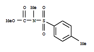 N-甲基(p-甲苯磺酰)氨基甲酸甲酯結(jié)構(gòu)式_32258-50-7結(jié)構(gòu)式