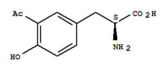 3-乙?；?L-酪氨酸結構式_32483-30-0結構式