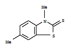 2(3H)-benzothiazolethione,3,6-dimethyl-(9ci)Structure,33682-62-1Structure 2(3H)-benzothiazolethione,3,6-dimethyl-(9ci) Structure,33682-62-1Structure