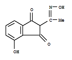 1H-indene-1,3(2h)-dione, 4-hydroxy-2-[1-(hydroxyimino)ethyl]- (9ci) Structure,341034-31-9Structure