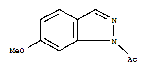 1H-indazole, 1-acetyl-6-methoxy- (9ci) Structure,343773-70-6Structure