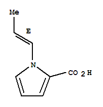 1H-pyrrole-2-carboxylicacid,1-(1-propenyl)-,(e)-(9ci) Structure,34600-54-9Structure
