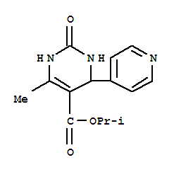 (9Ci)-1,2,3,4-四氫-6-甲基-2-氧代-4-(4-吡啶)-5-嘧啶羧酸-1-甲基乙酯結(jié)構(gòu)式_367908-23-4結(jié)構(gòu)式