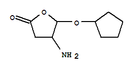2(3H)-furanone,4-amino-5-(cyclopentyloxy)dihydro-(9ci)Structure,370875-31-3Structure 2(3H)-furanone,4-amino-5-(cyclopentyloxy)dihydro-(9ci) Structure,370875-31-3Structure