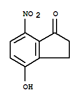 1H-inden-1-one,2,3-dihydro-4-hydroxy-7-nitro-(9ci)Structure,375825-58-4Structure 1H-inden-1-one,2,3-dihydro-4-hydroxy-7-nitro-(9ci) Structure,375825-58-4Structure
