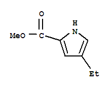 1H-pyrrole-2-carboxylicacid,4-ethyl-,methylester(9ci) Structure,40611-83-4Structure