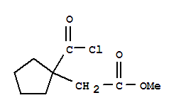 (9ci)-1-(氯羰基)-環(huán)戊烷乙酸甲酯結(jié)構(gòu)式_411238-23-8結(jié)構(gòu)式